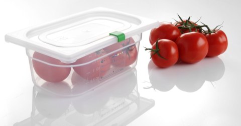 Klipsy do pojemników GN HACCP z polipropylenu zielony