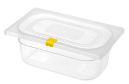 Klipsy do pojemników GN HACCP z polipropylenu żółty