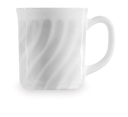 Kubek Trianon, Arcoroc, Trianon, 0,29L, biały, ⌀82x(H)90mm