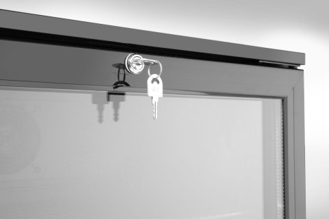 Lodówka barowa 1-drzwiowa, Arktic, 105L, czarna, 220-240V/120W, 600x530x(H)870mm
