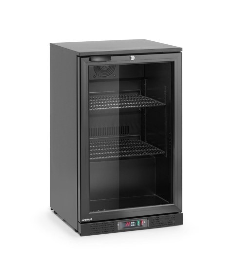 Lodówka barowa 1-drzwiowa, Arktic, 86L, czarna, 500x530x(H)870mm