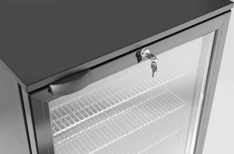 Lodówka barowa 1-drzwiowa, Arktic, 86L, czarna, 500x530x(H)870mm