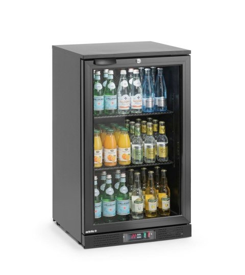 Lodówka barowa 1-drzwiowa, Arktic, 86L, czarna, 500x530x(H)870mm