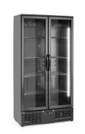 Lodówka barowa 2-drzwiowa, Arktic, 384L, czarny, 220-240V/365W, 900x530x(H)1820mm
