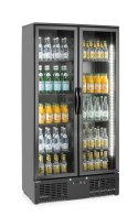 Lodówka barowa 2-drzwiowa, Arktic, 384L, czarny, 220-240V/365W, 900x530x(H)1820mm