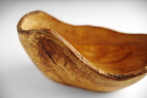 Miska dekoracyjna z drewna oliwnego, 300x190x(H)110mm