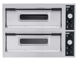 Piec do pizzy Basic XL 44, Prismafood, 2 komory, 400V/12000W, 1000x955x(H)745mm