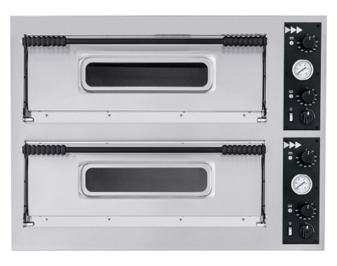 Piec do pizzy Basic XL 44, Prismafood, 2 komory, 400V/12000W, 1000x955x(H)745mm
