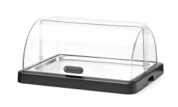 Pojedyncza witrynka chłodząca roll-top , HENDI, czarny, 460x355x(H)220mm