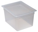 Pojemnik GN 1/2 z przezroczystego polipropylenu, Cambro, GN 1/2, 11,7L, transparentny, 325x260x(H)200mm