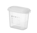 Pojemnik z polipropylenu GN 1/9, 1,5L, transparentny, 176x108x(H)150mm, Prostokątny