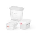 Pojemnik z polipropylenu GN 1/9, 1,5L, transparentny, 176x108x(H)150mm, Prostokątny