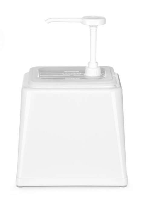 Pojemnik z pompką do sosów, bialy 2,5l 230x210x(H)327mm