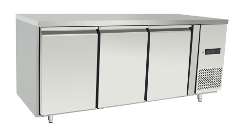 Stół chłodniczy 3-drzwiowy 420 l, Arktic, Profi Line, GN 1/1, 334L, 230V/400W, 1795x700x(H)879mm