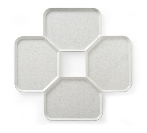 Taca trapezowa , AmerBox, granitowy, 455x355mm