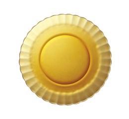 Talerz płytki PICARDIE AMBER, duralex, pomarańczowy, ø230x(H)20mm