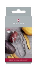 Victorinox obieraczka STAR, rękojeść Inox, ostrze gładkie, srebrna