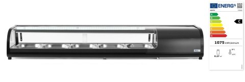 Witryna chłodnicza do sushi, 220-240V/190W, 1800x420x(H)265mm