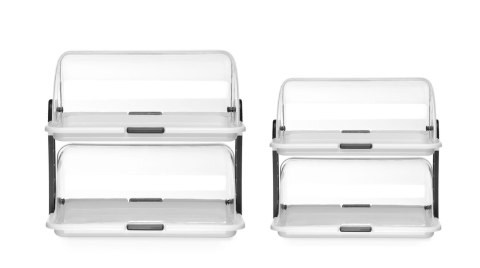 Witrynka Roll top - podwójna, HENDI, 465x310x(H)410mm