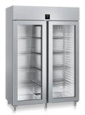 Chłodziarka GN 2/1 z chłodzeniem powietrzem obiegowym, Drzwi ze szkła izolacyjnego, Stal szlachetna, FRPSvh 1412 Perfection