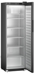 Chłodziarka z chłodzeniem powietrzem obiegowym, drzwi ze szkła izolacyjnego z ramą z aluminium, Czarna, Perfection MRFvg 4011