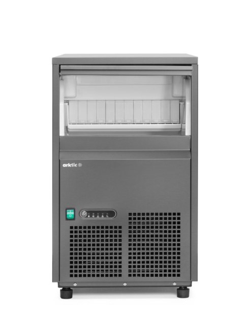 Kostkarka do lodu, Arktic, czarny, 220-240V/385W, 380x520x(H)637mm