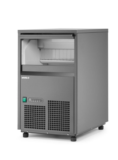 Kostkarka do lodu, Arktic, czarny, 220-240V/385W, 380x520x(H)637mm