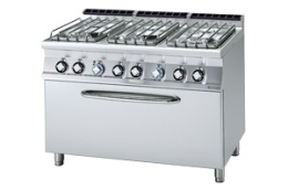 Kuchnia gazowa z piekarnikiem elektrycznym lotus 700 CF6-712 GETV/P