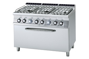 Kuchnia gazowa z piekarnikiem elektrycznym lotus 700 CF6-712 GETV/P