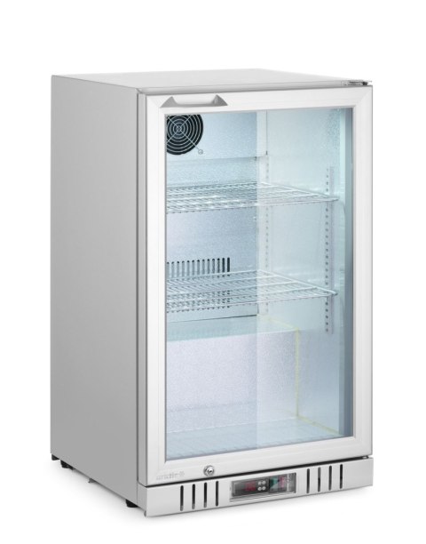 Lodówka barowa podblatowa 1-drzwiowa, Arktic, 75L, srebrna, 530x500x(H)840mm