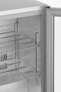 Lodówka barowa podblatowa 1-drzwiowa, Arktic, 75L, srebrna, 530x500x(H)840mm