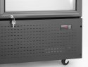 Lodówka barowa z podświetlanym panelem, 2-drzwiowa, Arktic, 512L, czarny, 220-240V/510W, 1120x585x(H)1900mm