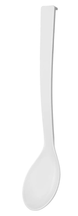 Łyżka do sałatek z tworzywa poj. 0,06 l, biała 335x70mm