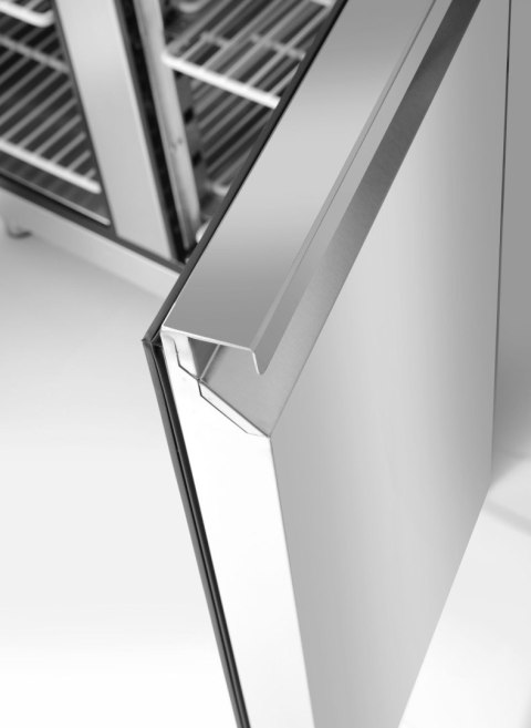 Stół mroźniczy 2-drzwiowy z agregatem bocznym 280L, 230V 1360x700x(H)910mm