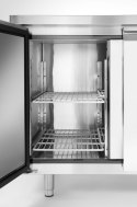Stół mroźniczy 2-drzwiowy z agregatem bocznym 280L, 230V 1360x700x(H)910mm