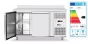 Stół mroźniczy 2-drzwiowy z agregatem bocznym 280L, 230V 1360x700x(H)910mm