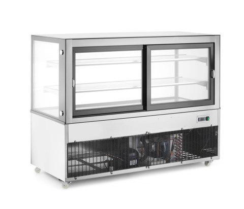Witryna chłodnicza 2-półkowa, Arktic, 510L, 230V/490W, 1524x677x(H)1230mm