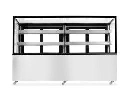 Witryna chłodnicza 2-półkowa, Arktic, 610L, 230V/500W, 1824x677x(H)1230mm