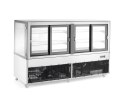 Witryna chłodnicza 2-półkowa, Arktic, 610L, 230V/500W, 1824x677x(H)1230mm
