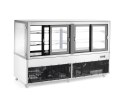 Witryna chłodnicza 2-półkowa, Arktic, 610L, 230V/500W, 1824x677x(H)1230mm
