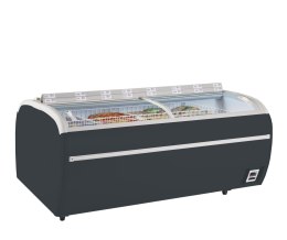 Antracytowa chłodziarka/zamrażarka supermarketowa TWIN 220A-CF