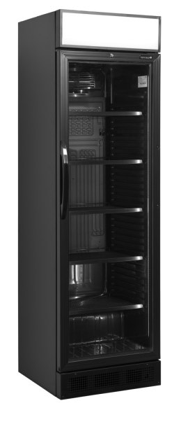 Czarna chłodziarka na butelki CEV425CP BLACK