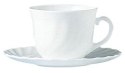 Filiżanka Trianon, Arcoroc, 220 ml, 0,22L, biały, ⌀87x(H)67mm