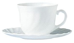 Filiżanka Trianon, Arcoroc, 220 ml, 0,22L, biały, ⌀87x(H)67mm