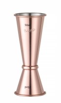 Jigger - miarka barmańska 30/50 ml, BarUp, miedziany, ⌀45x(H)114mm