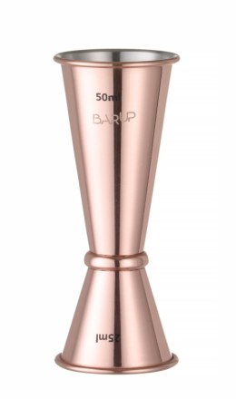 Jigger - miarka barmańska 30/50 ml, BarUp, miedziany, ⌀45x(H)114mm