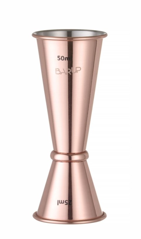 Jigger - miarka barmańska 30/50 ml, BarUp, miedziany, ⌀45x(H)114mm