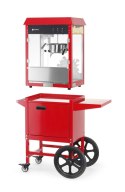 Urządzenie do popcornu z wózkiem, czerwony, 220-240V/1155W, 940x510x(H)1553mm