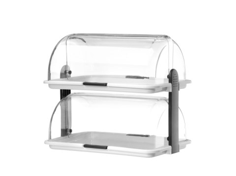 Witrynka Roll top - podwójna, HENDI, 380x260x(H)355mm