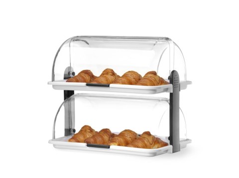 Witrynka Roll top - podwójna, HENDI, 380x260x(H)355mm